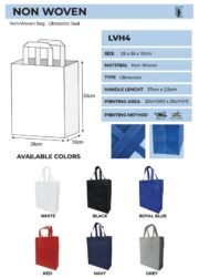 a4 portrait non woven bag