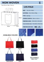 foldable non woven bag