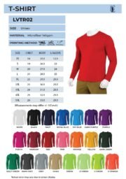 Long Sleeve T Shirt Printing