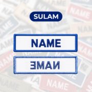Name tag sulam