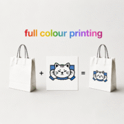 full colour printing paper bag