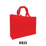 LVA4-L a4 Landscape Non Woven Bag Red