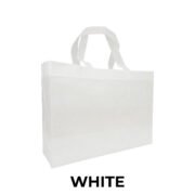 LVA4-L a4 Landscape Non Woven Bag White
