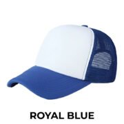 LCP02 5 Panel Trucker Cap - Royal Blue