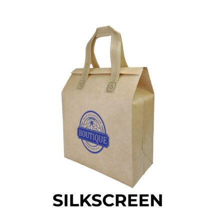 CLCR02 Kraft Cooler Bag Supplier Malaysia | 2 Cup Cooler Bag With Printing