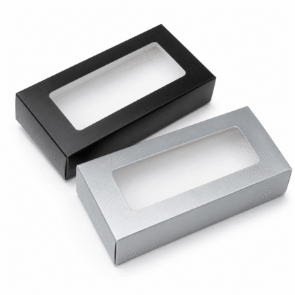 face towel box with window